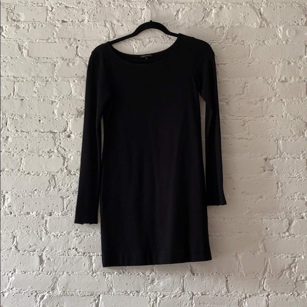 Theory Black Minidress